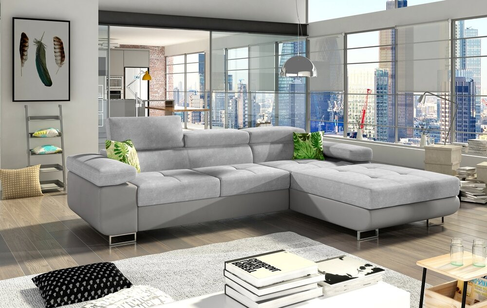 Lux corner sofa bed with storage S83/S29/J32