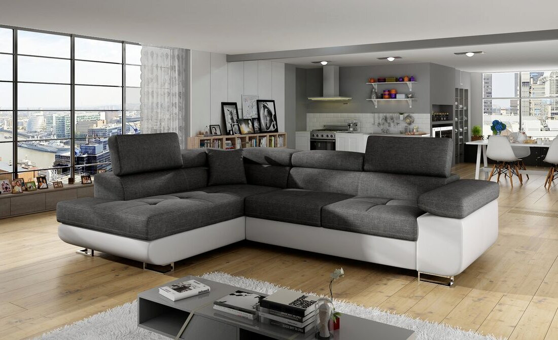 Cambridge corner sofa bed with storage S05/S17