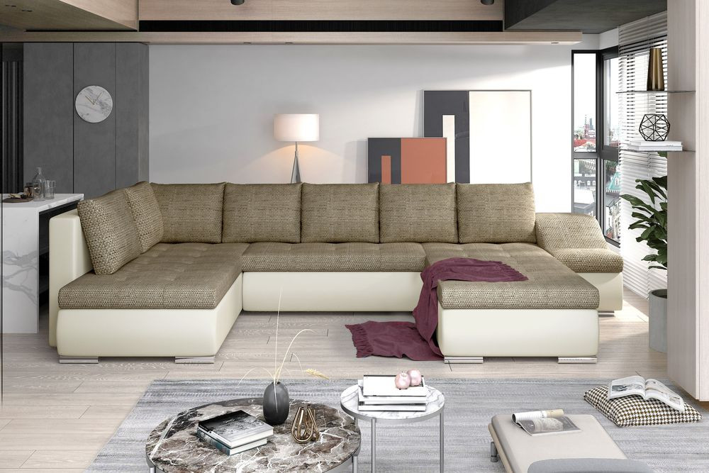 Gloucester U shaped sofa bed with storage B03/S33