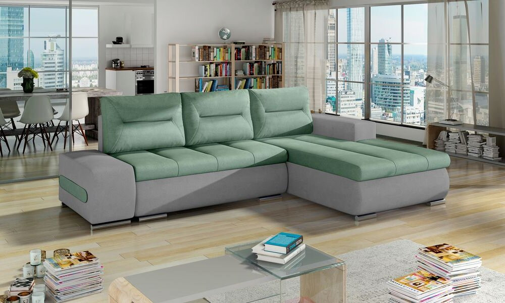 Wolverhampton corner sofa bed with storage S34/S83