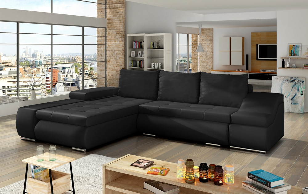 Preston corner sofa bed with storage S11