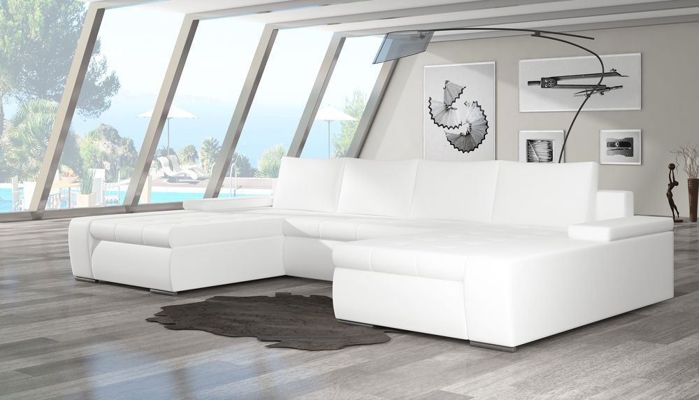 Chelmsford U shaped sofa bed with storage S17