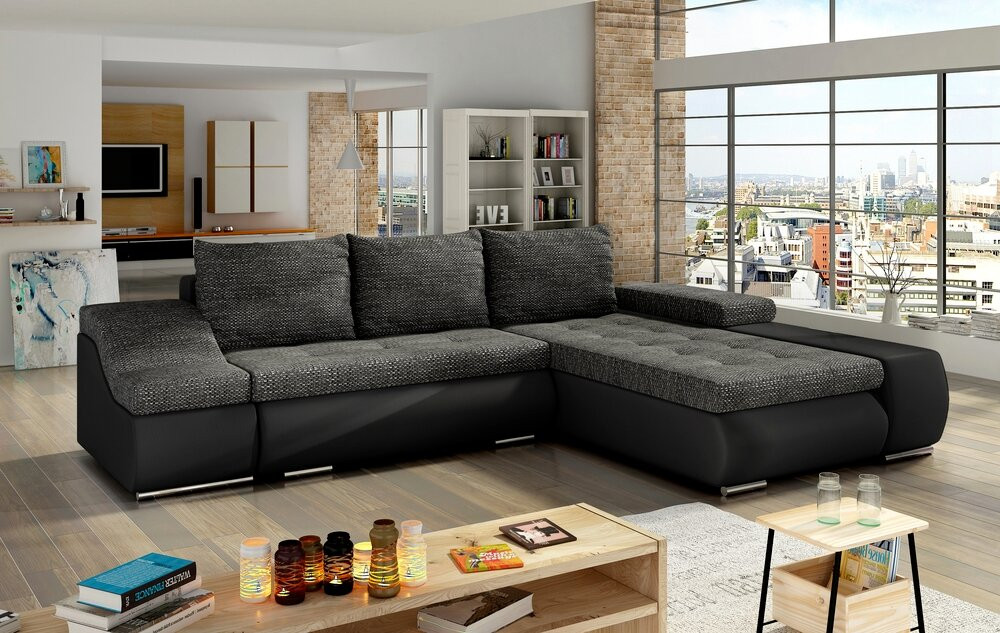 Preston corner sofa bed with storage B02/S11