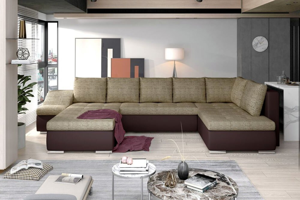 Gloucester U shaped sofa bed with storage B03/S66