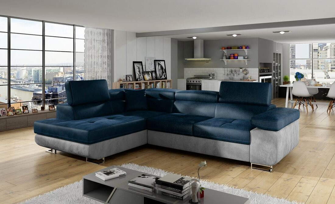 Anna corner sofa bed with storage M77/M84