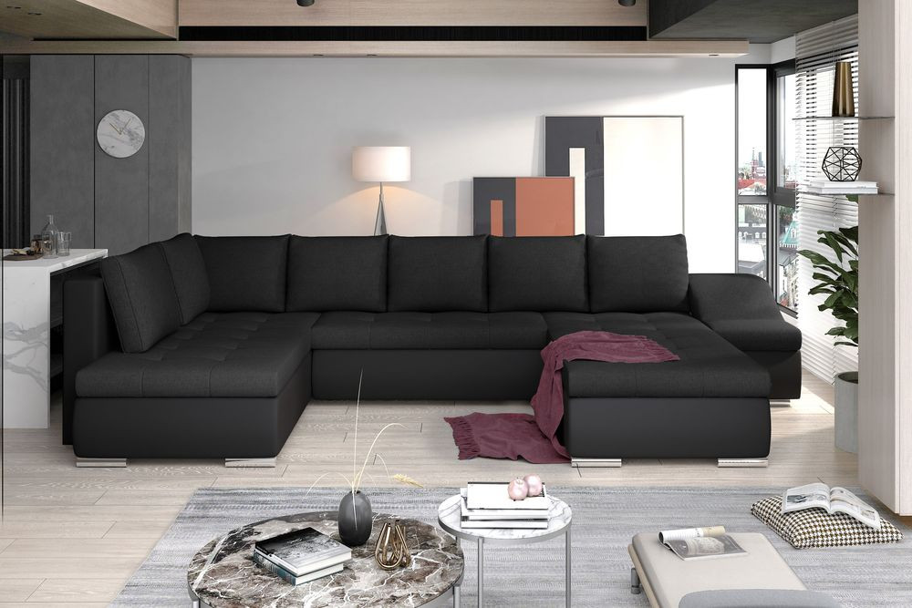Gloucester U shaped sofa bed with storage S14/S11