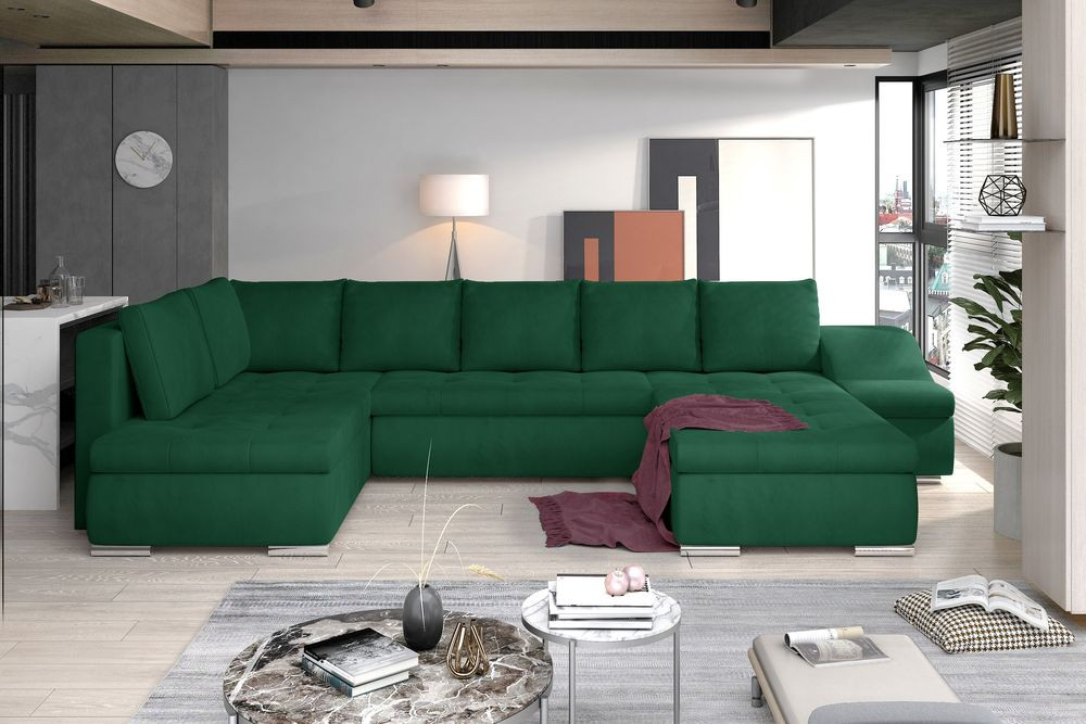 Gloucester U shaped sofa bed with storage M37