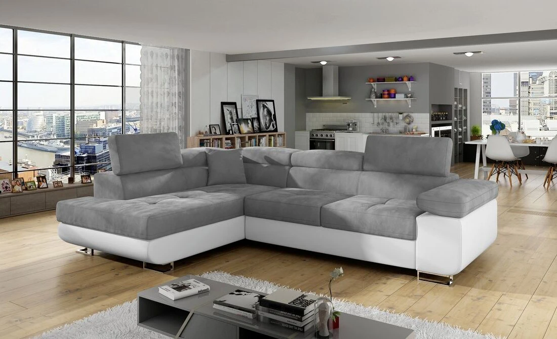 Anna corner sofa bed with storage P05/S17