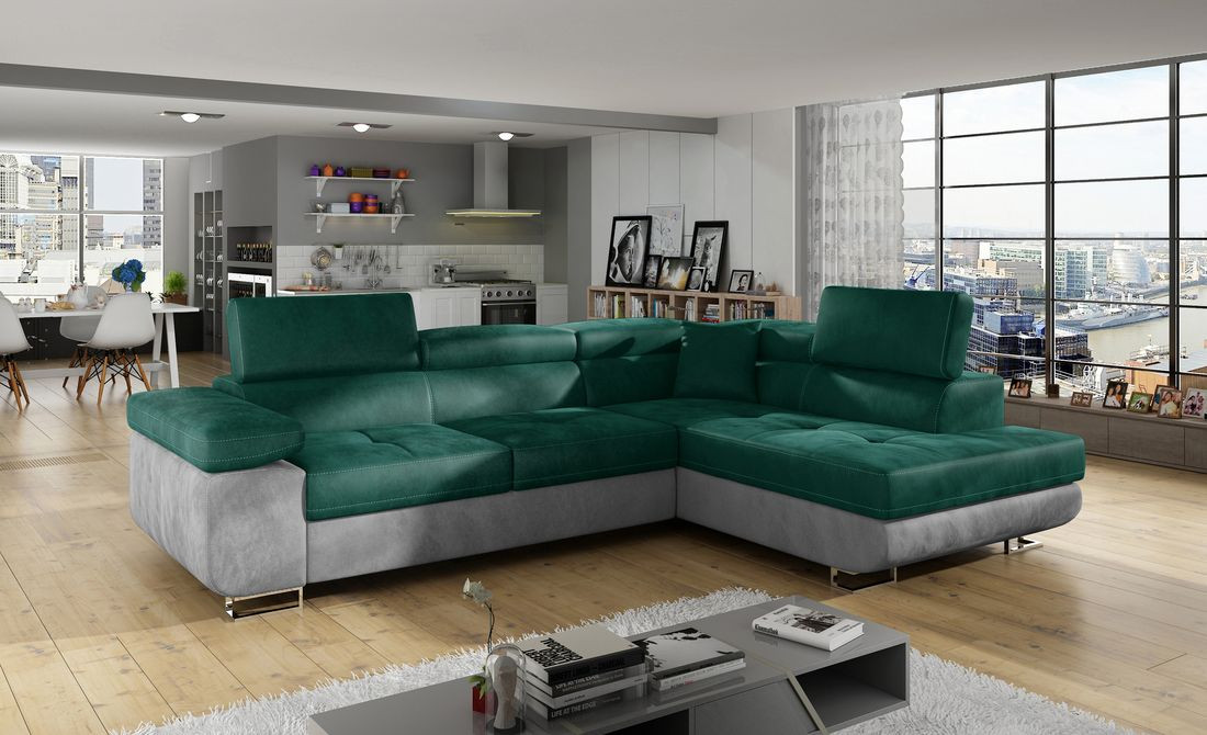Anna corner sofa bed with storage M37/M84