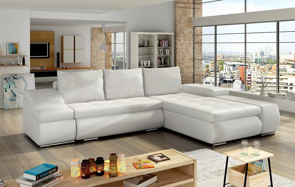 Preston corner sofa bed with storage S17
