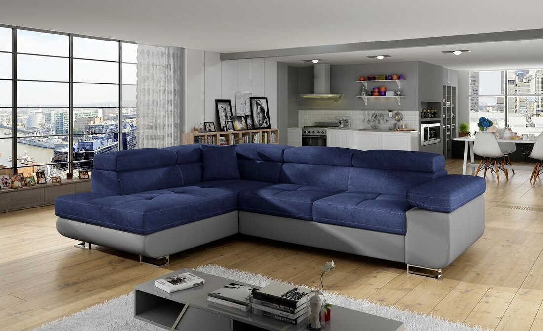 Anna corner sofa bed with storage O81/S29