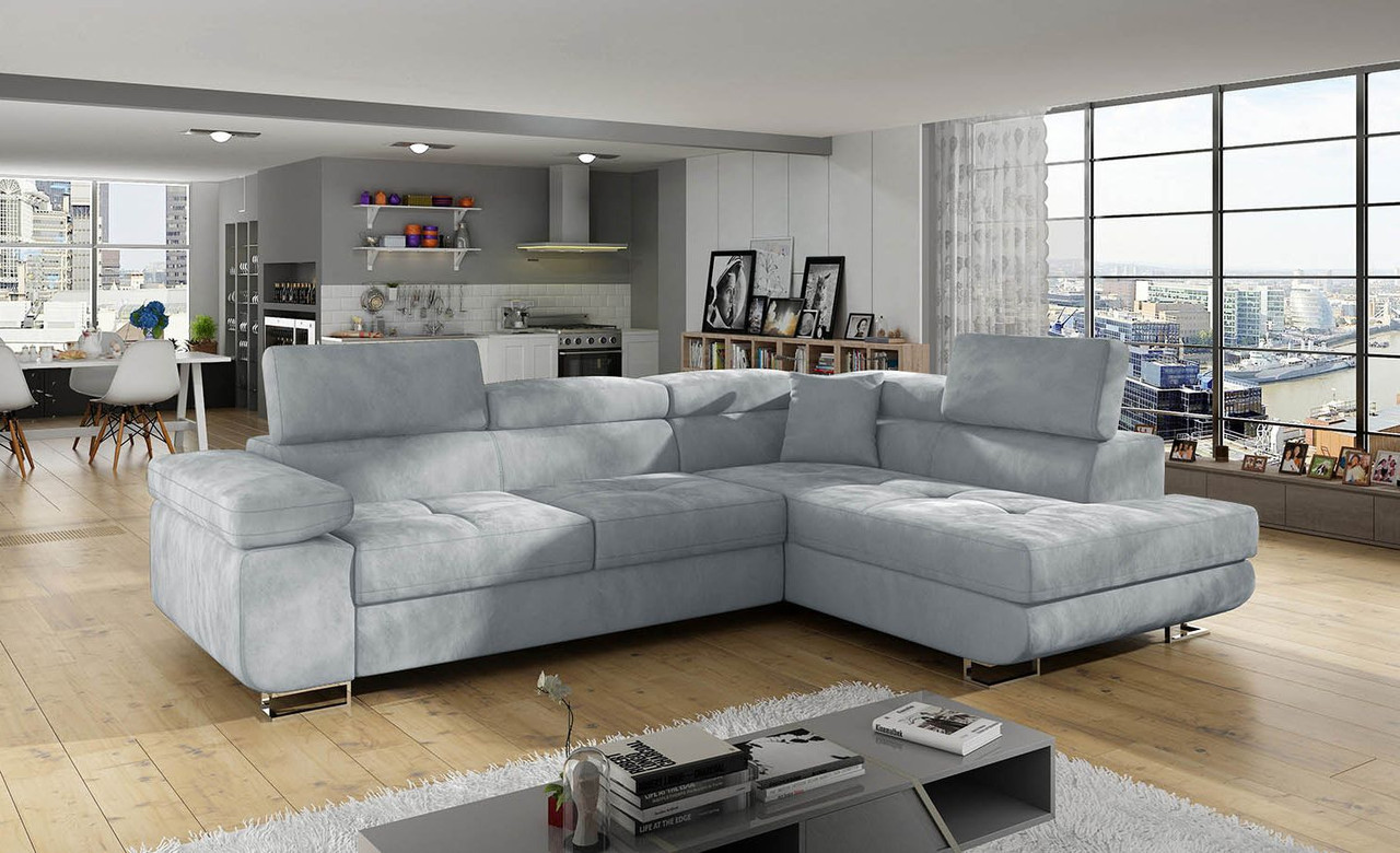 Anna corner sofa bed with storage P05