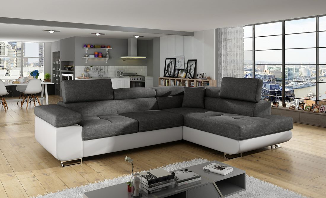 Anna corner sofa bed with storage S05/S17