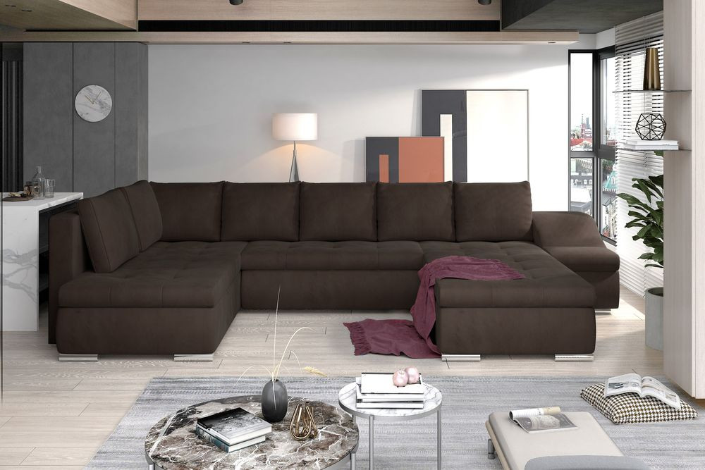 Gloucester U shaped sofa bed with storage M29