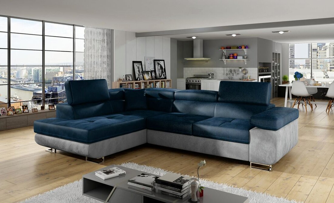 Cambridge corner sofa bed with storage M77/M84