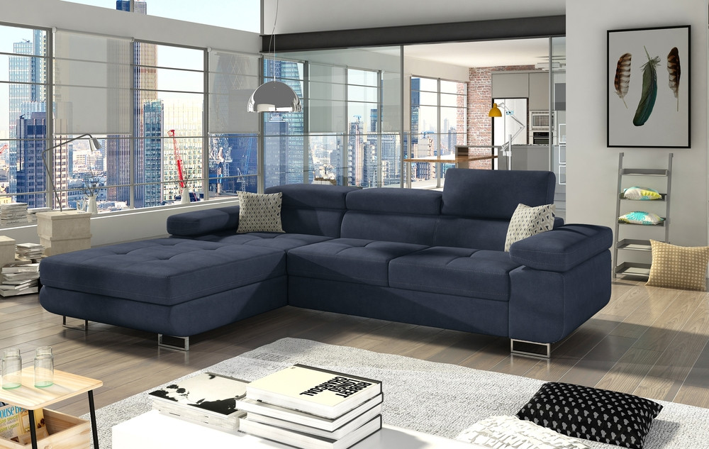 Lux corner sofa bed with storage S76/M3_79