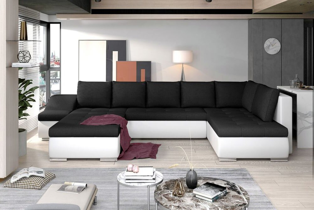 Gloucester U shaped sofa bed with storage S14/S17