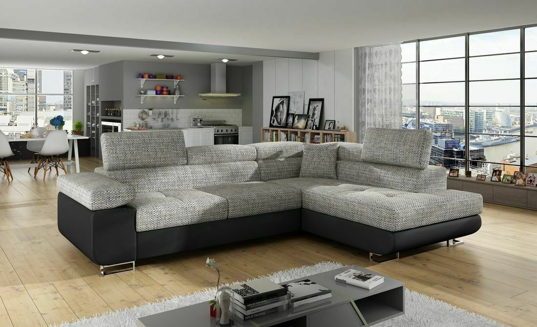 Cambridge corner sofa bed with storage B01/S11