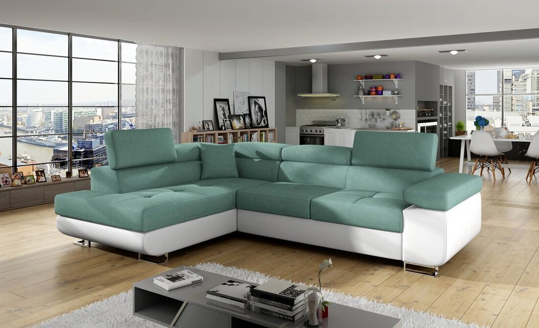 Cambridge corner sofa bed with storage O83/S17
