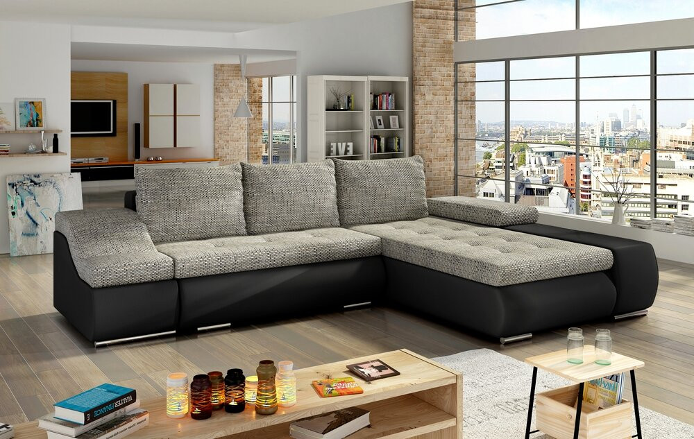 Preston corner sofa bed with storage B01/S11