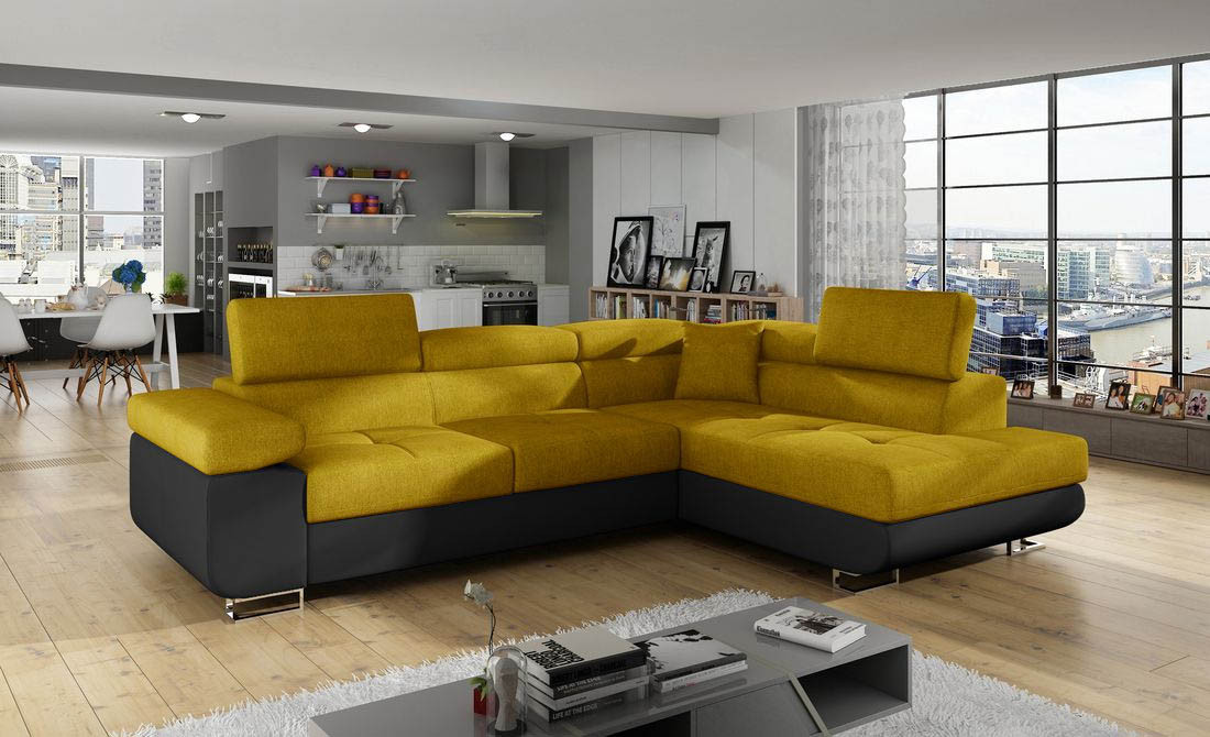 Cambridge corner sofa bed with storage O68/S11