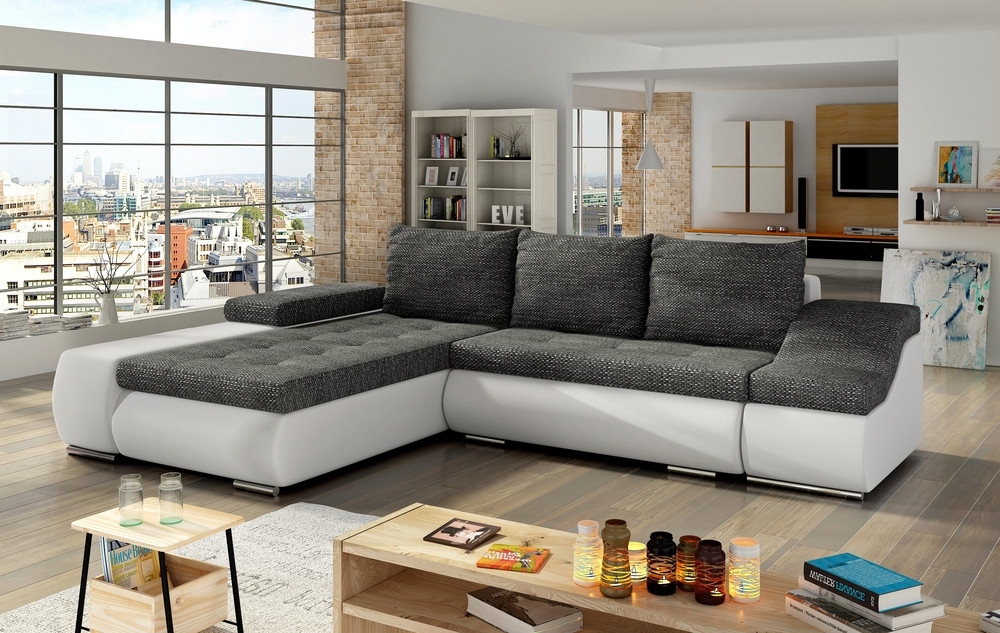 Preston corner sofa bed with storage B02/S17